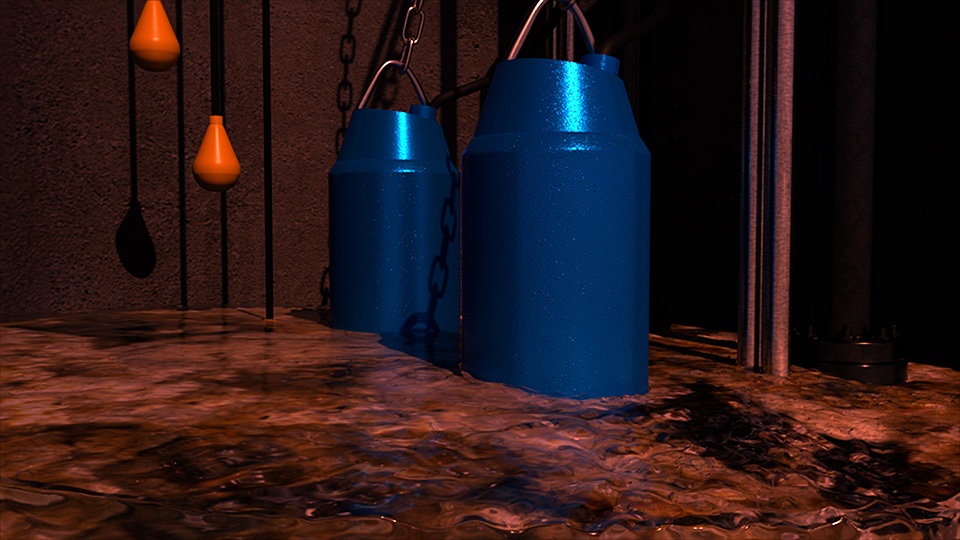 Floating Lift Station Degreaser with Grape Scent
